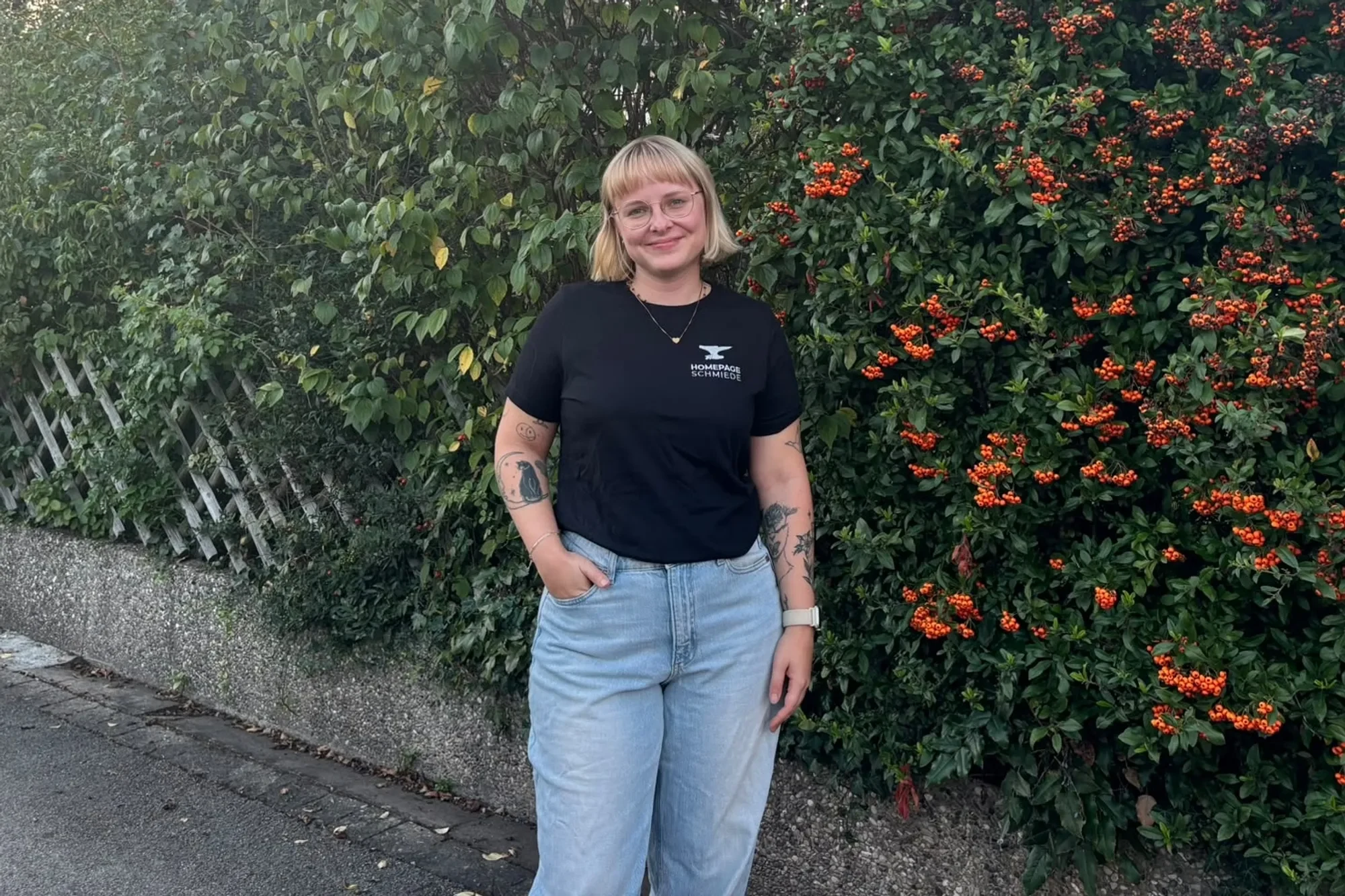 Chiara Stauber, Verwaltung, Webshops und SEO bei der Homepage Schmiede