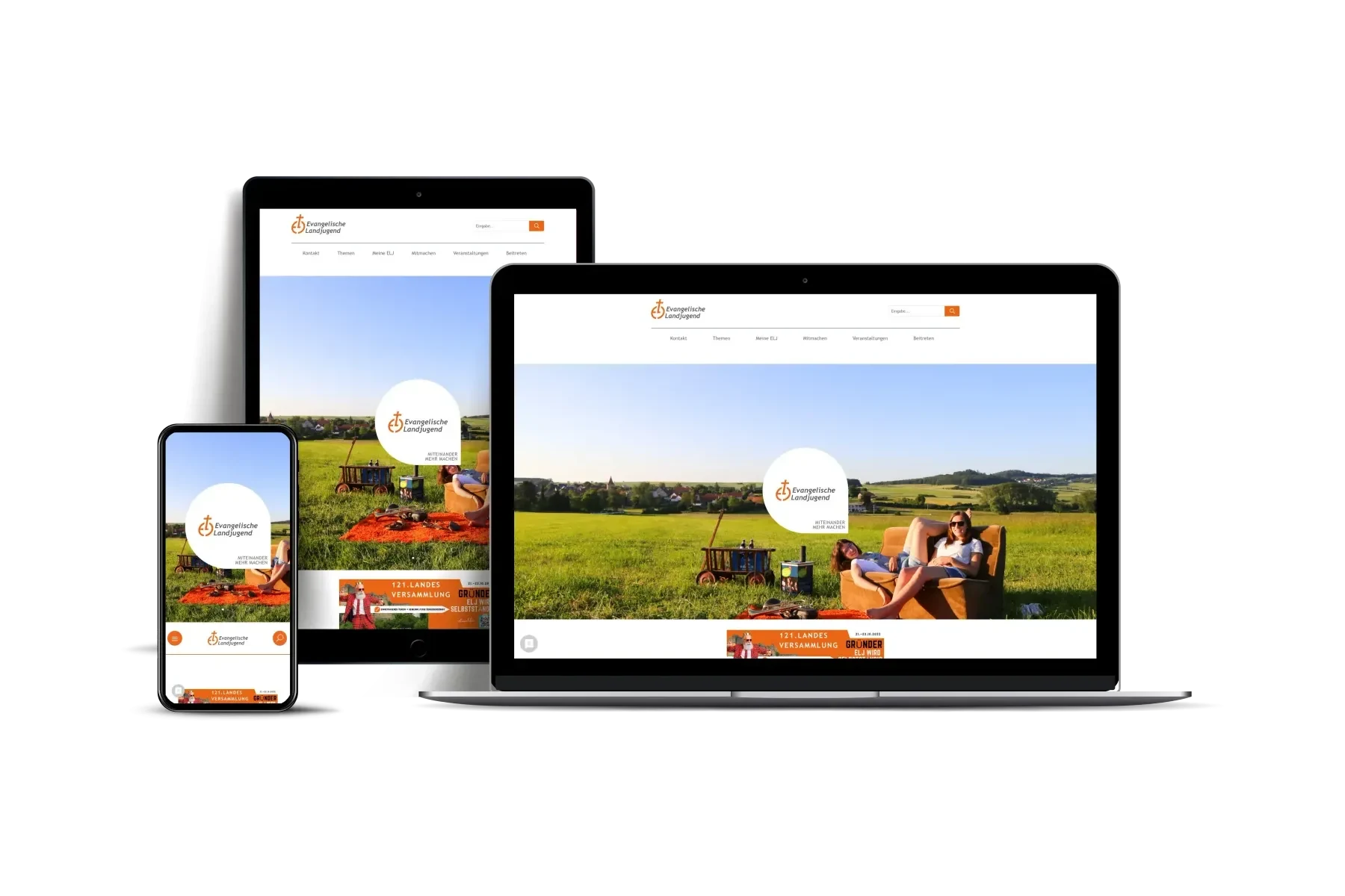 Website der Evangelischen Landjugend