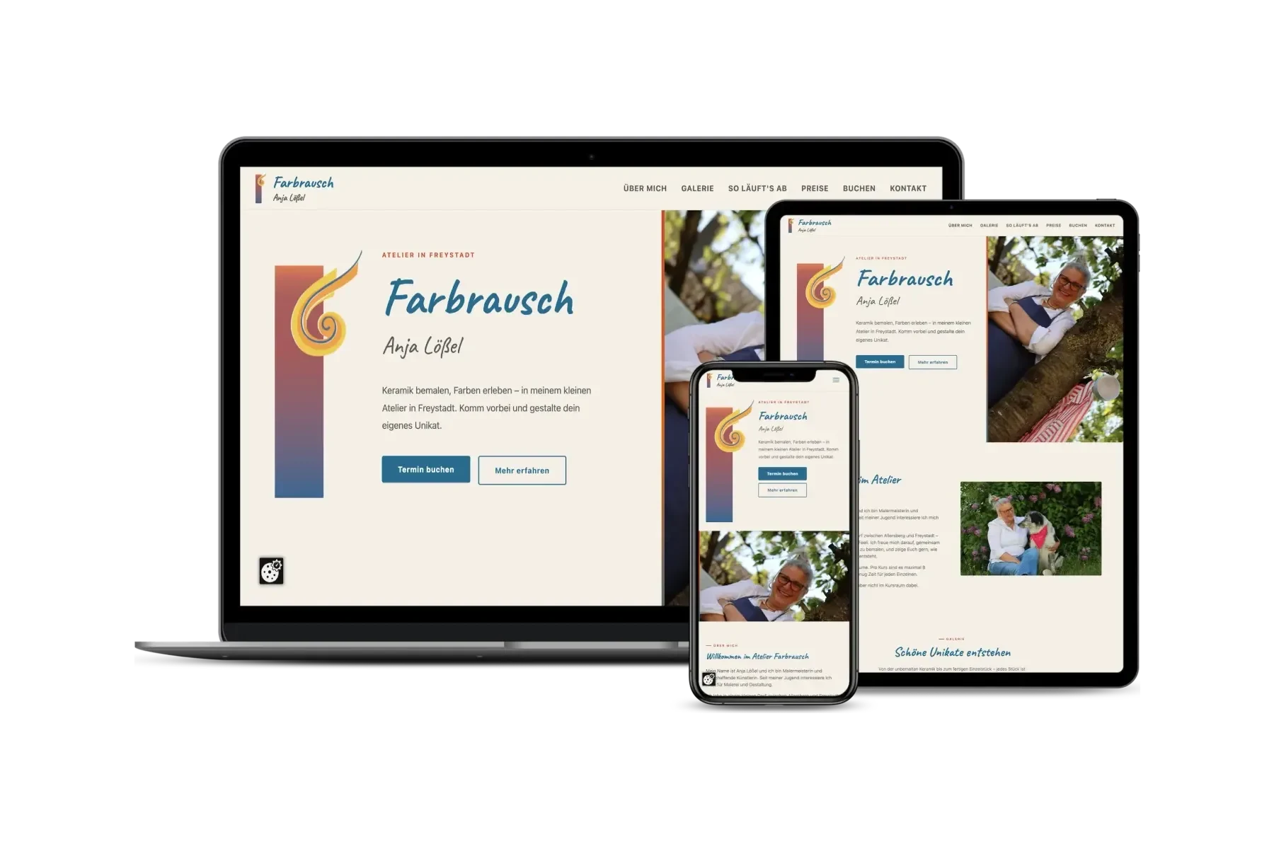 Website des Ateliers Farbrausch