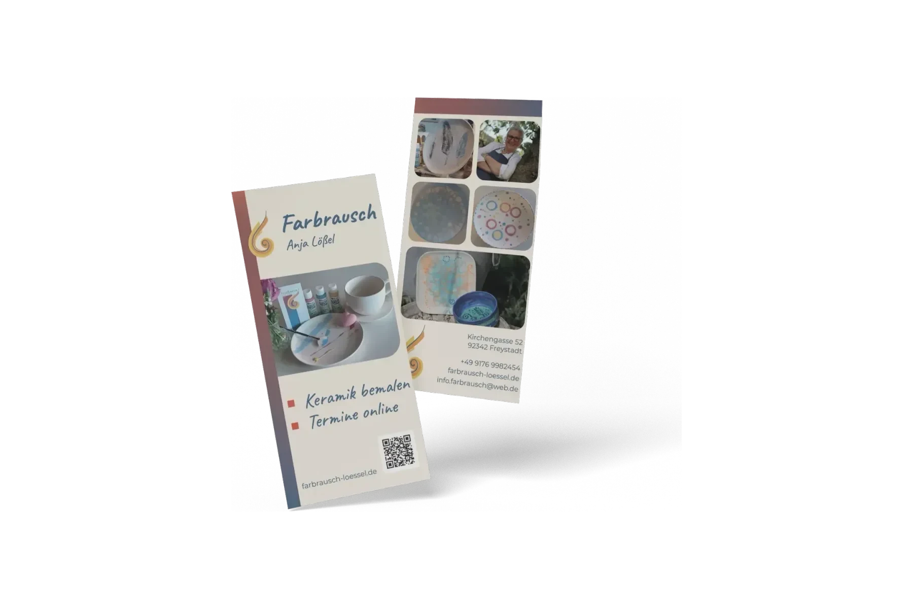 Flyer für das Atelier Farbrausch