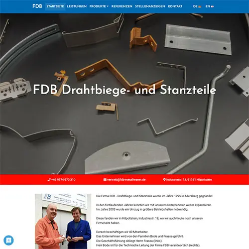 Fdb Drahtbiege & Stanzteile