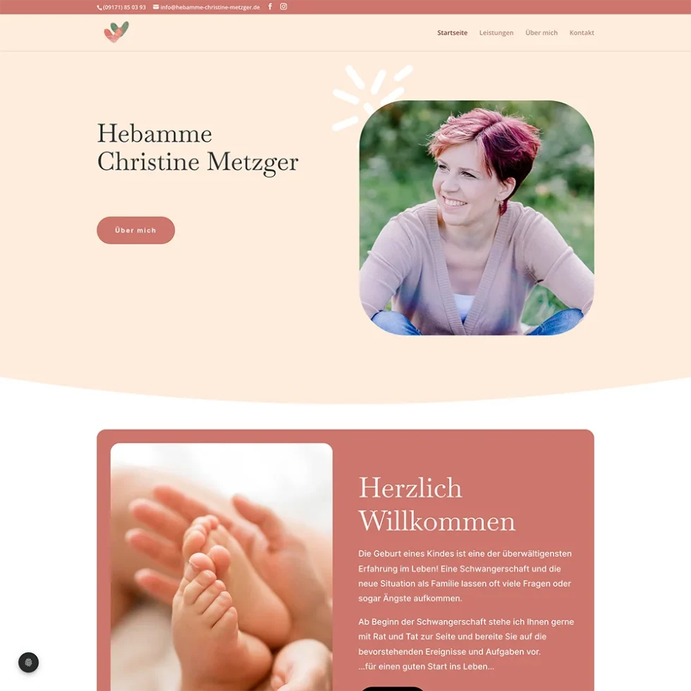 Hebamme Christine Metzger